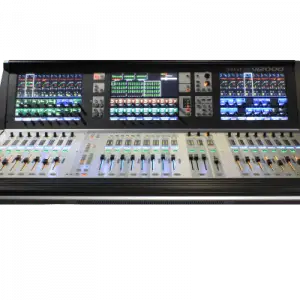 Console de mixage numérique professionnelle Soundcraft Vi2000 en location chez Cristal Audio Pro, pour sonorisation d'événements live.