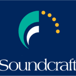 Logo Soundcraft, marque de consoles de mixage professionnelles proposée en vente et en location par Cristal Audio Pro.