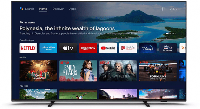 Cristal Audio Pro Tarn Albi Ecran PHILIPS 4K LED-127