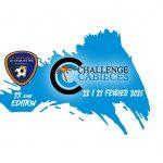 Logo du Challenge Cabieces 2025 et blason de l'équipe de football La Mygale Le Séquestre.