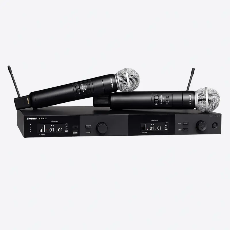 Système microphone sans fil Shure SLXD24DE avec récepteur SLXD4 et micro SM58